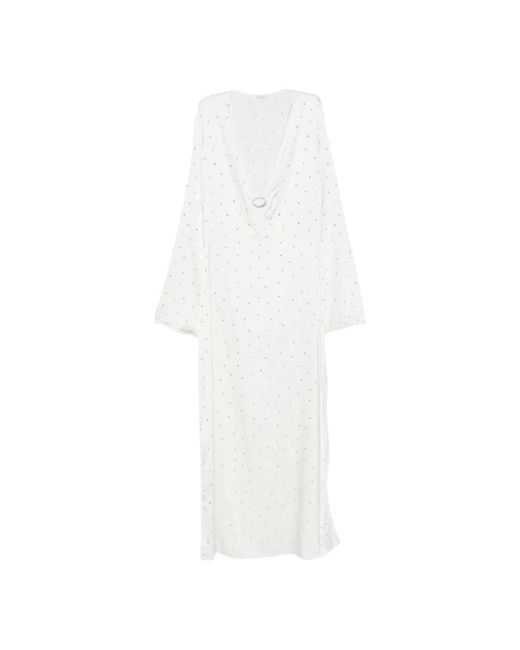 Oseree Maxi Jurken in het White