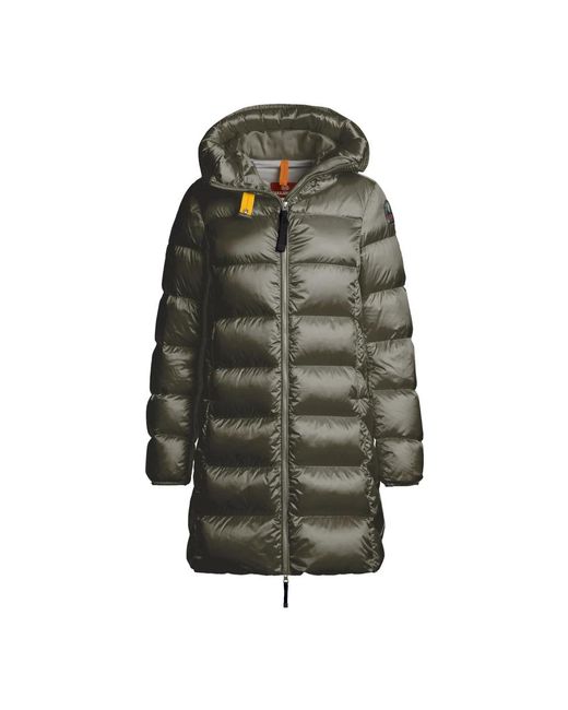 Parajumpers Gewatteerde Olijfgrijze Jas Marion Model in het Green