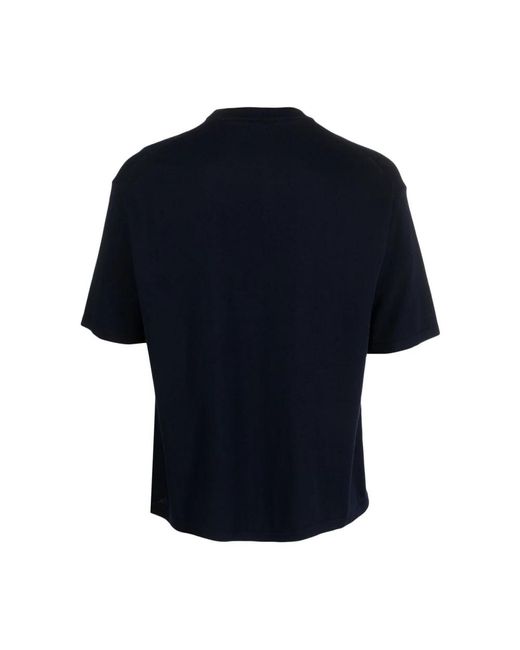 Roberto Collina Casual t-shirt girocollo mc in Black für Herren