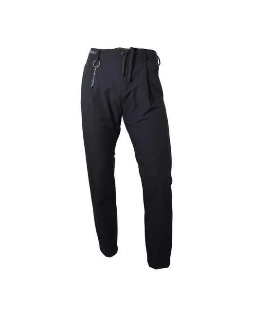 Paul & Shark Blue Slim-Fit Trousers for men