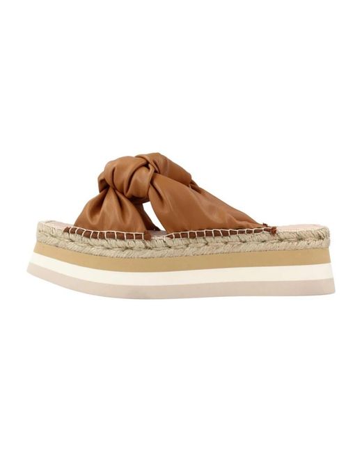 Sliders Macarena de color Brown