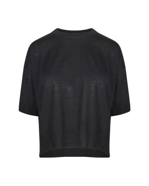 Round-Neck Knitwear di Jucca in Black