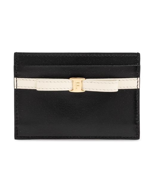 Wallets & Cardholders di Ferragamo in Black