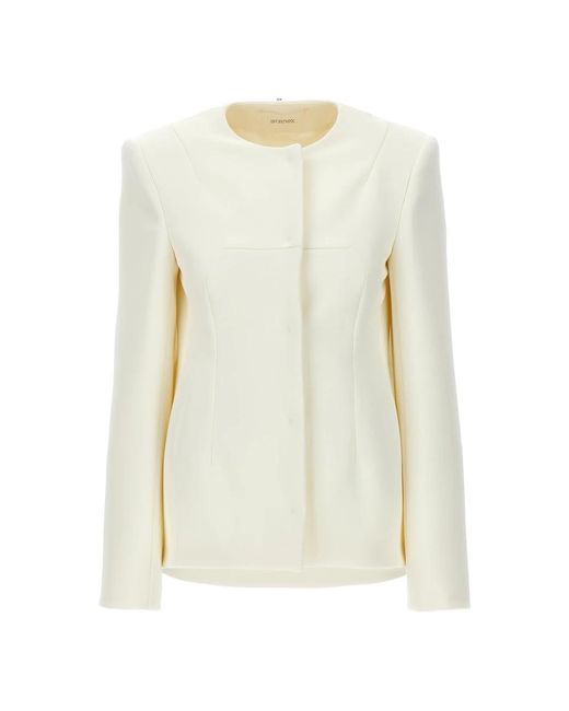 Sportmax White Light Jackets