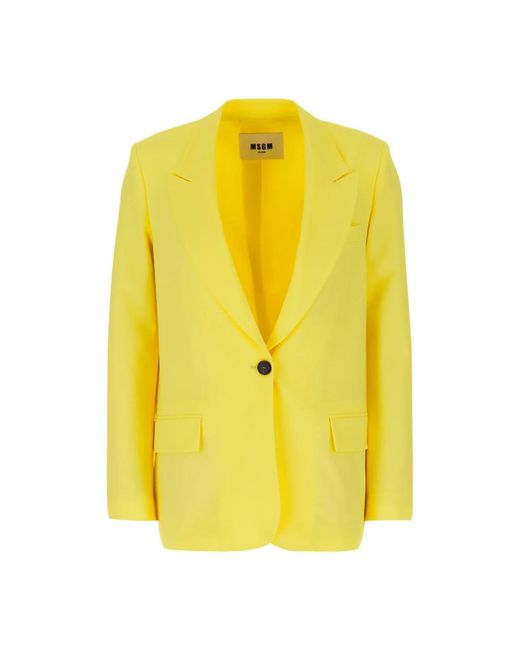 MSGM Blazers in het Yellow
