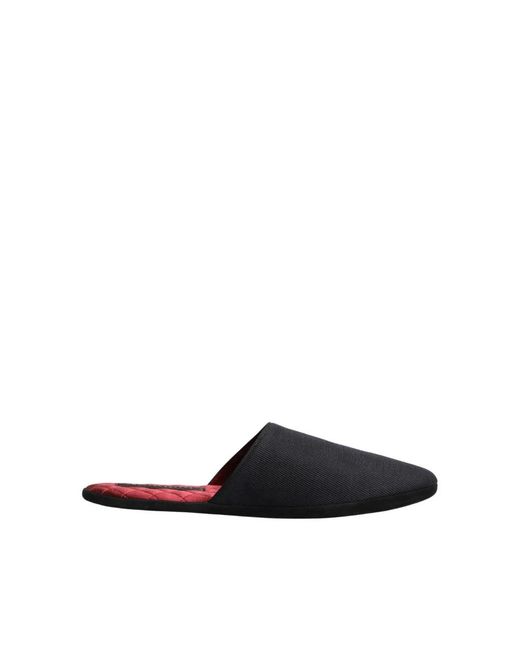 Dolce & Gabbana Black Slippers for men