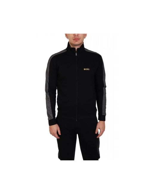 HUGO Black Zip-Throughs for men