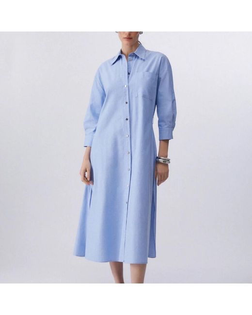 Liu Jo Blue Shirt Dresses