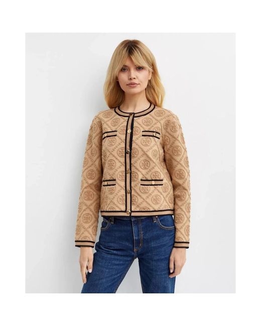 Tory Burch Cardigans in het Natural