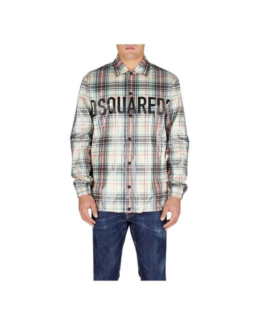 DSquared² Blue Casual Shirts for men