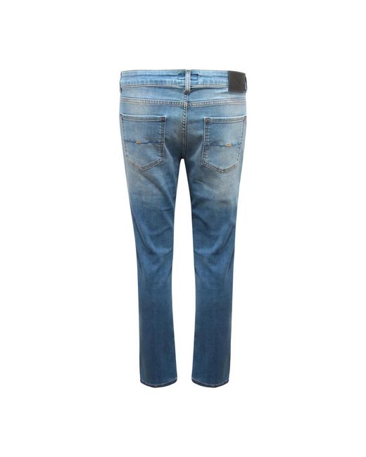 Fay Blue Slim Fit Jeans for men