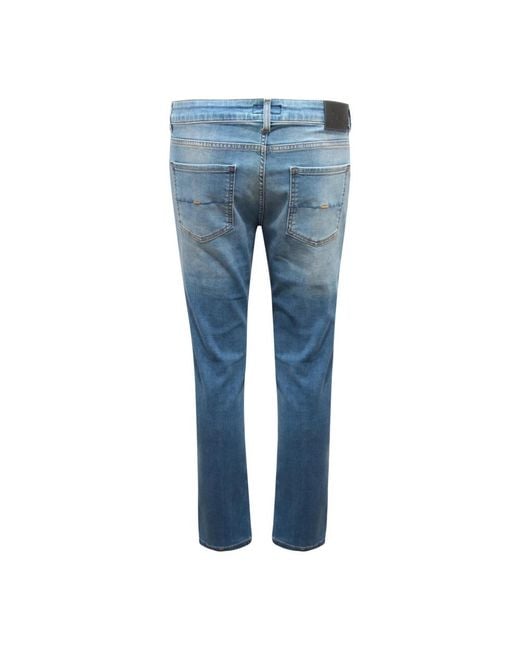 Fay Blue Slim Fit Jeans for men