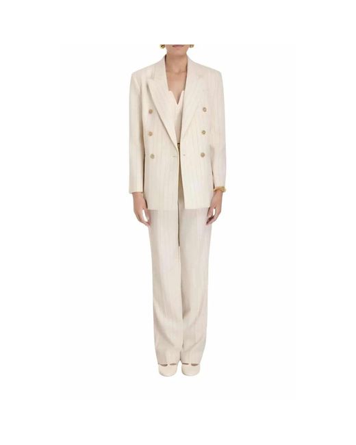 Zimmermann Jassen ,Wit ,Katoen Luminosity Relaxed Jacket in het Natural
