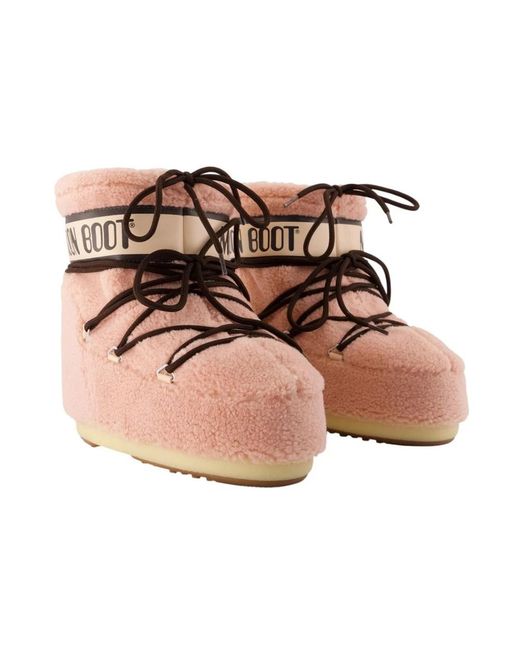 Moon Boot Pink Winter Boots