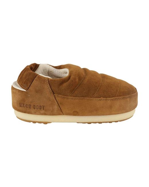 Moon Boot Brown Suede sandal band