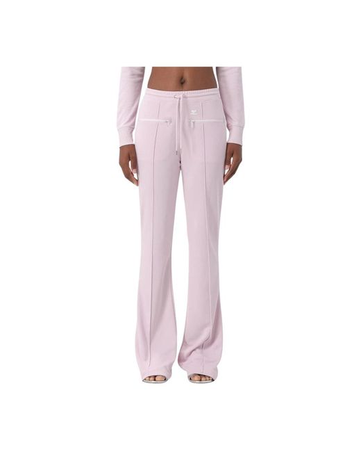 Wide Trousers Courreges de color Pink