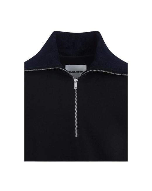 Jil Sander Black Zip-Throughs for men