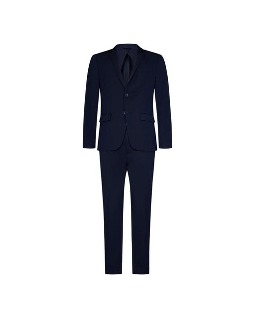 Calvin Klein Blue Single Breasted Suits for men