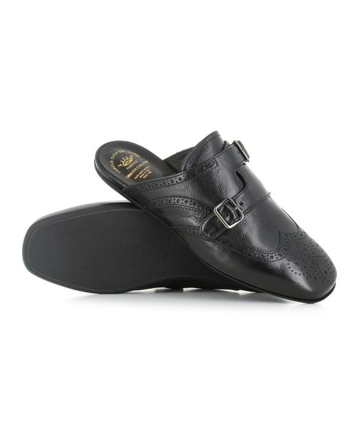 Officine Creative Black Mules