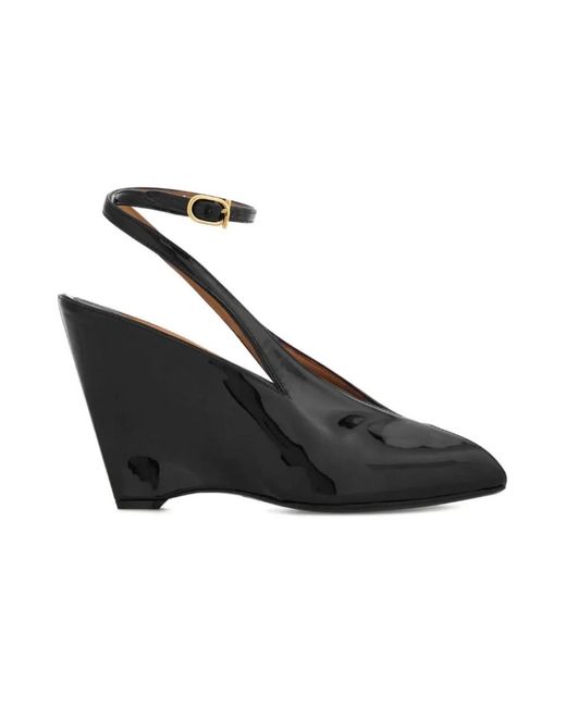 Ferragamo Black Wedges