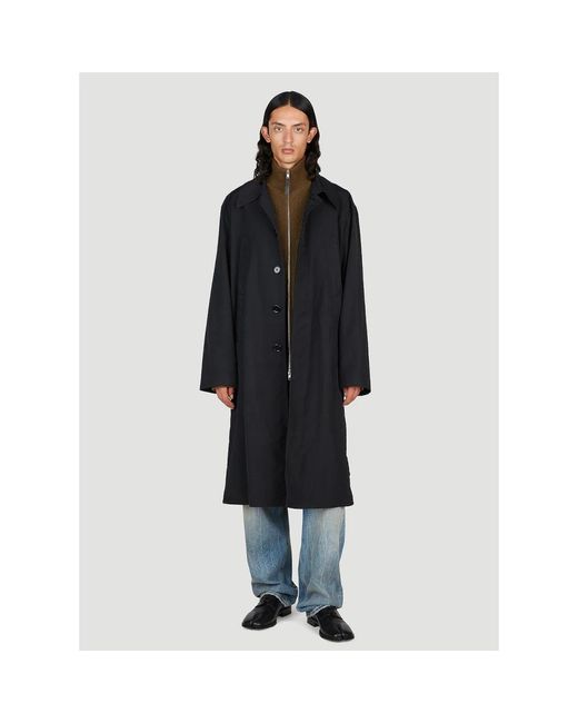 Coats > single-breasted coats MM6 by Maison Martin Margiela pour homme en coloris Black