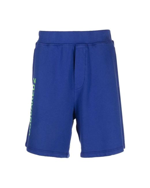 DSquared² Blue Casual Shorts for men