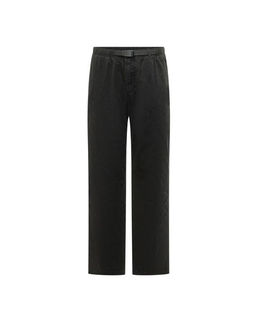 Gramicci Black Straight Trousers for men