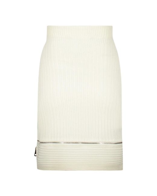 ANDREA ADAMO Natural Short Skirts