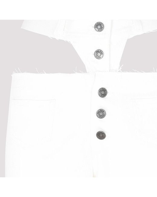 Jeans > straight jeans Julfer en coloris White