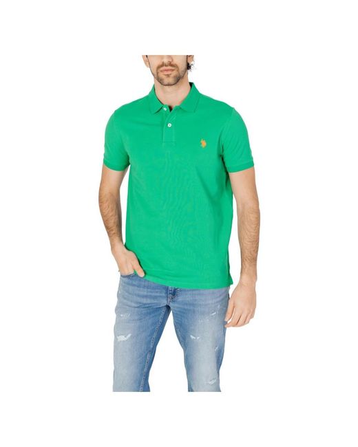U.S. POLO ASSN. Green Polo Shirts for men