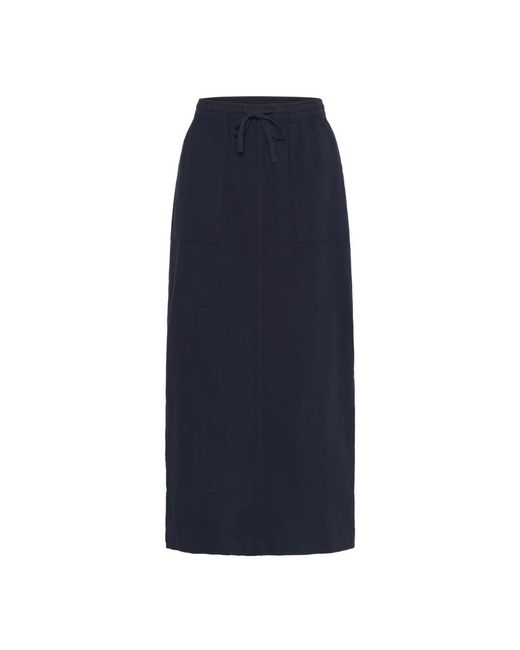 Maxi Skirts Kaffe de color Blue