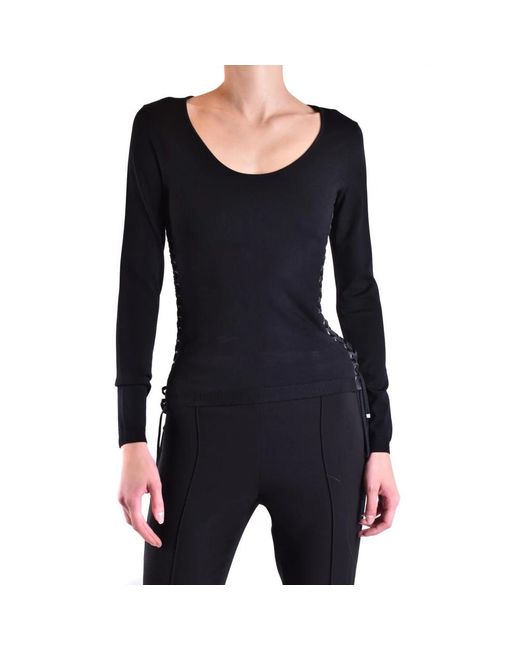 Dolce & Gabbana Black Round-Neck Knitwear