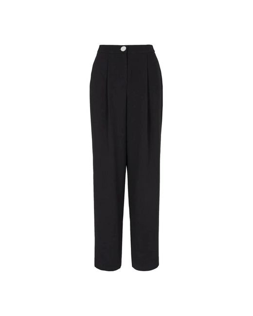 ARMANI EXCHANGE Black Wide Trousers