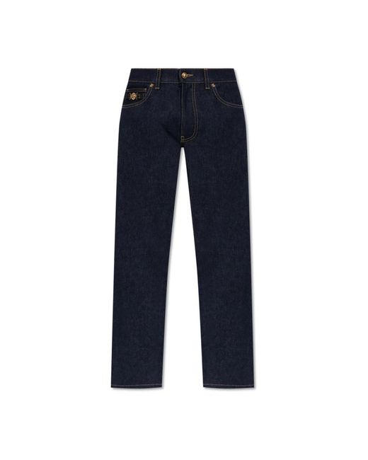 Slim-Fit Jeans Versace pour homme en coloris Blue