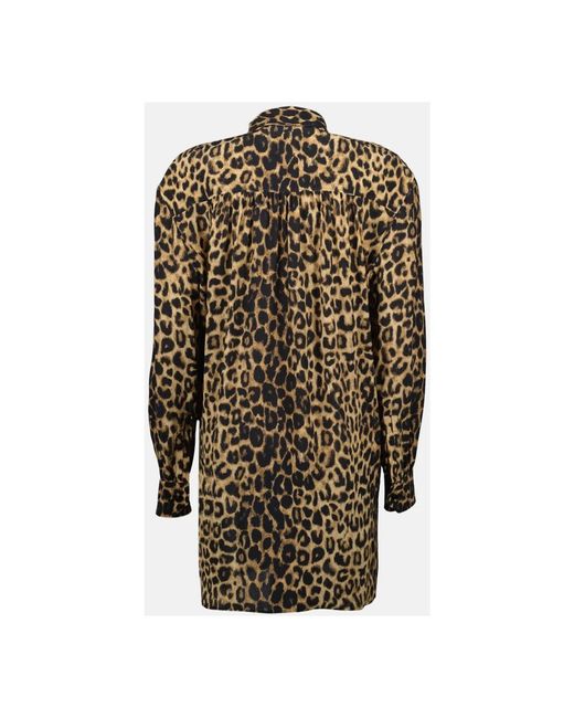 Saint Laurent Brown Short Dresses