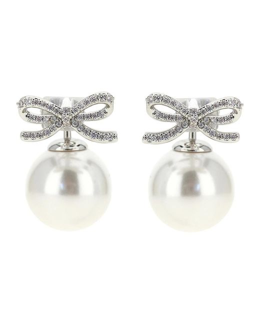 Self-Portrait Metallic Earrings