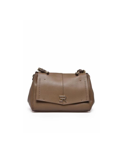 Ermanno Scervino Brown Shoulder Bags