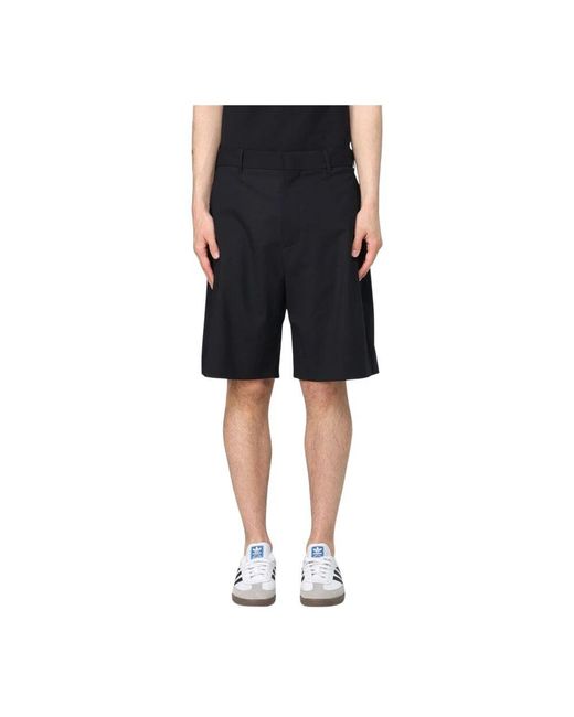 MSGM Black Casual Shorts for men
