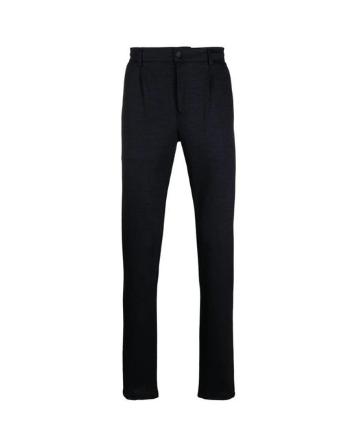 Canali Blue Slim-Fit Trousers for men