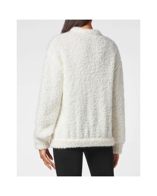 Philipp Plein Red Pullover Skull&Bones