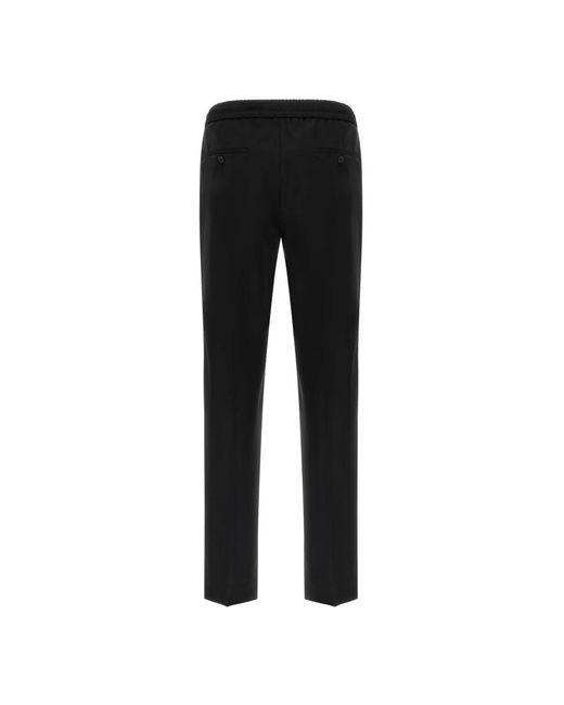 Incotex Black Straight Trousers for men