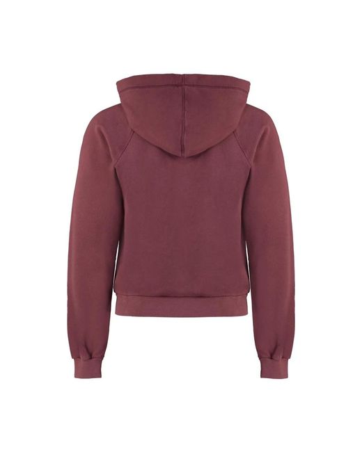 Palm Angels Red Hoodies for men
