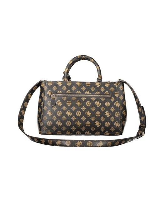 Guess Brown Braune polyethylen-handtasche