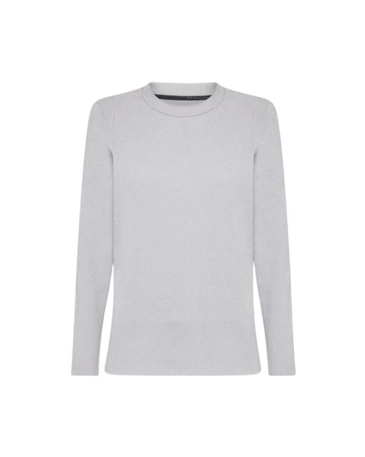 Round-Neck Knitwear di Rrd in White