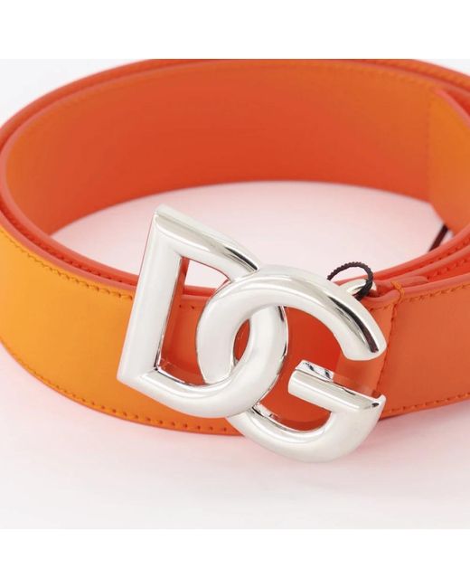 Accessories > belts Dolce & Gabbana pour homme en coloris Orange