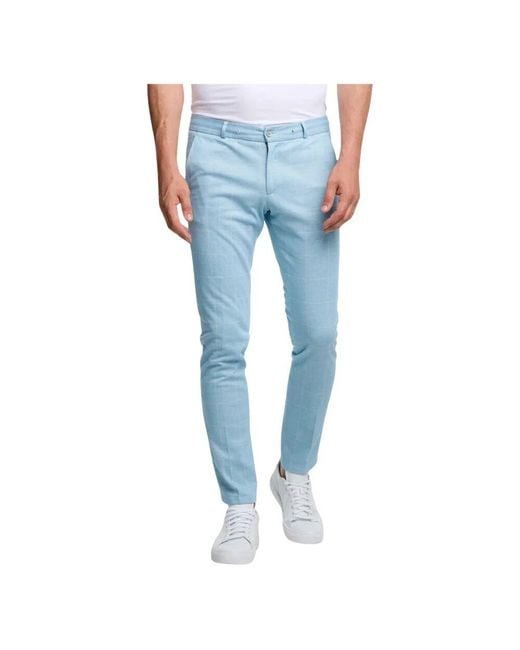 Zuitable Dispartaflex chk hellblaue hose in Blue für Herren