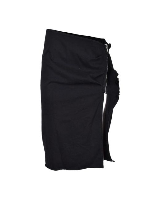 Midi Skirts di Rick Owens in Black