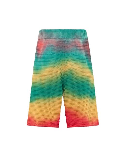 Laneus Multicolor Long Shorts for men