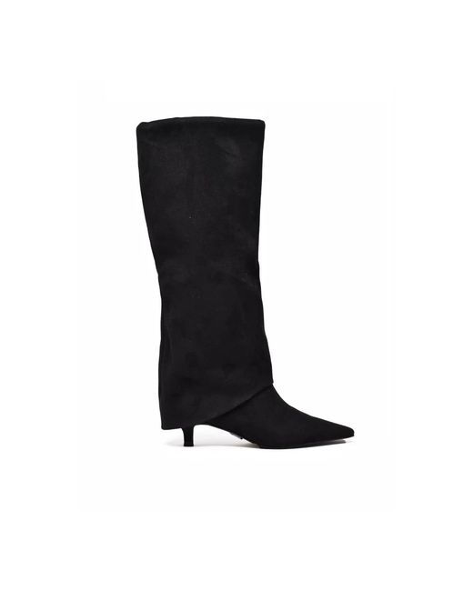 Steve Madden Black Heeled Boots