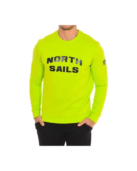 Sweatshirts North Sails de hombre de color Yellow